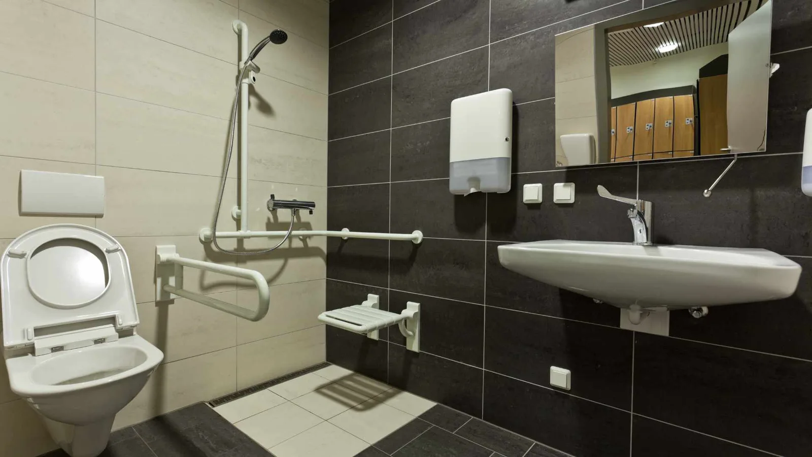 ADA bathroom in a public facility