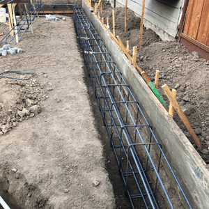 Perimeter foundation for ADU