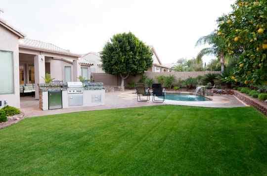 Backyard kitchen