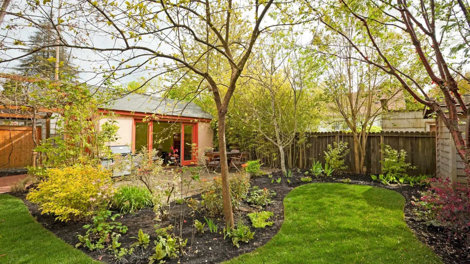 Backyard studio shed