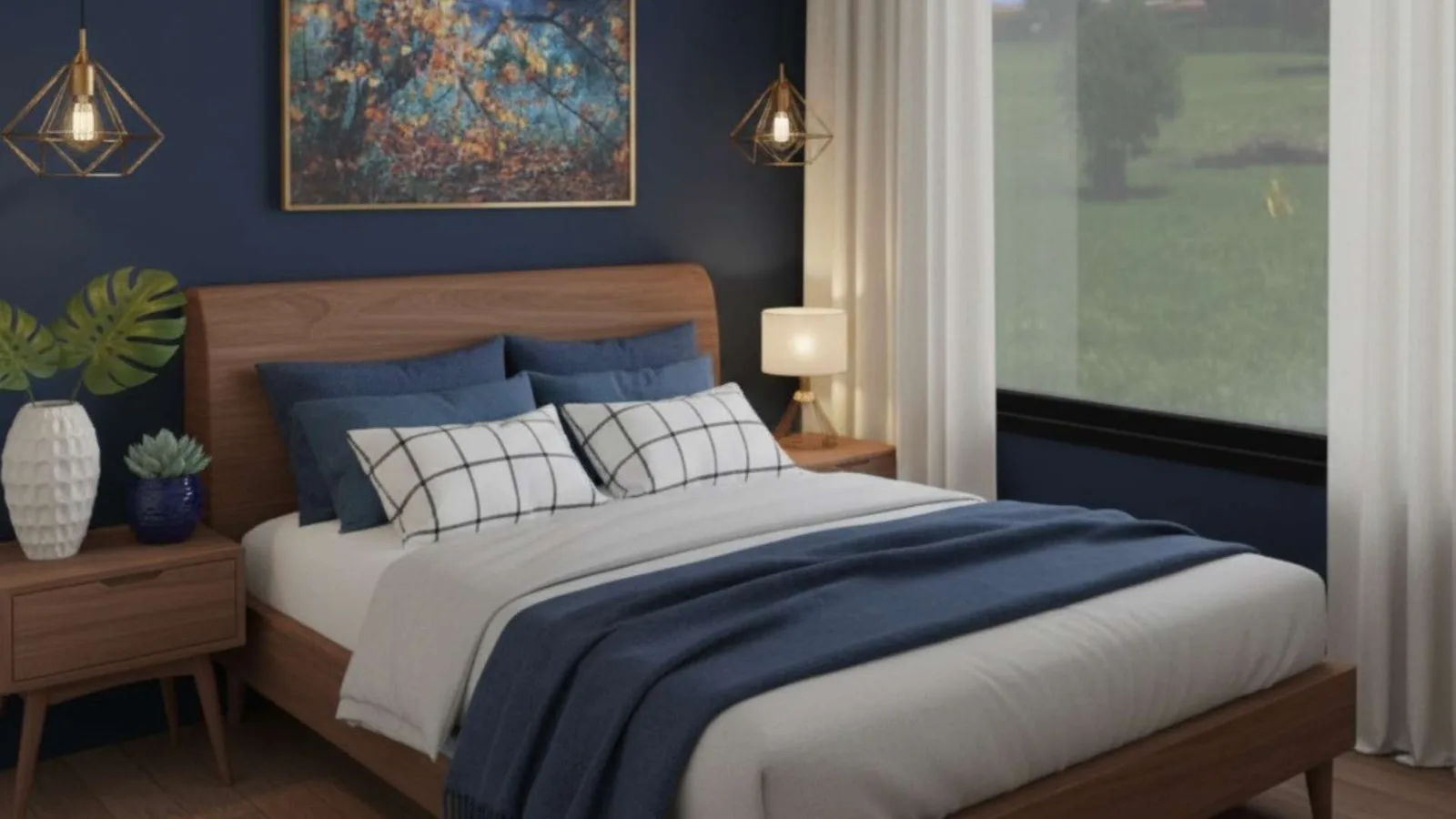 bedroom in 400 square feet ADU