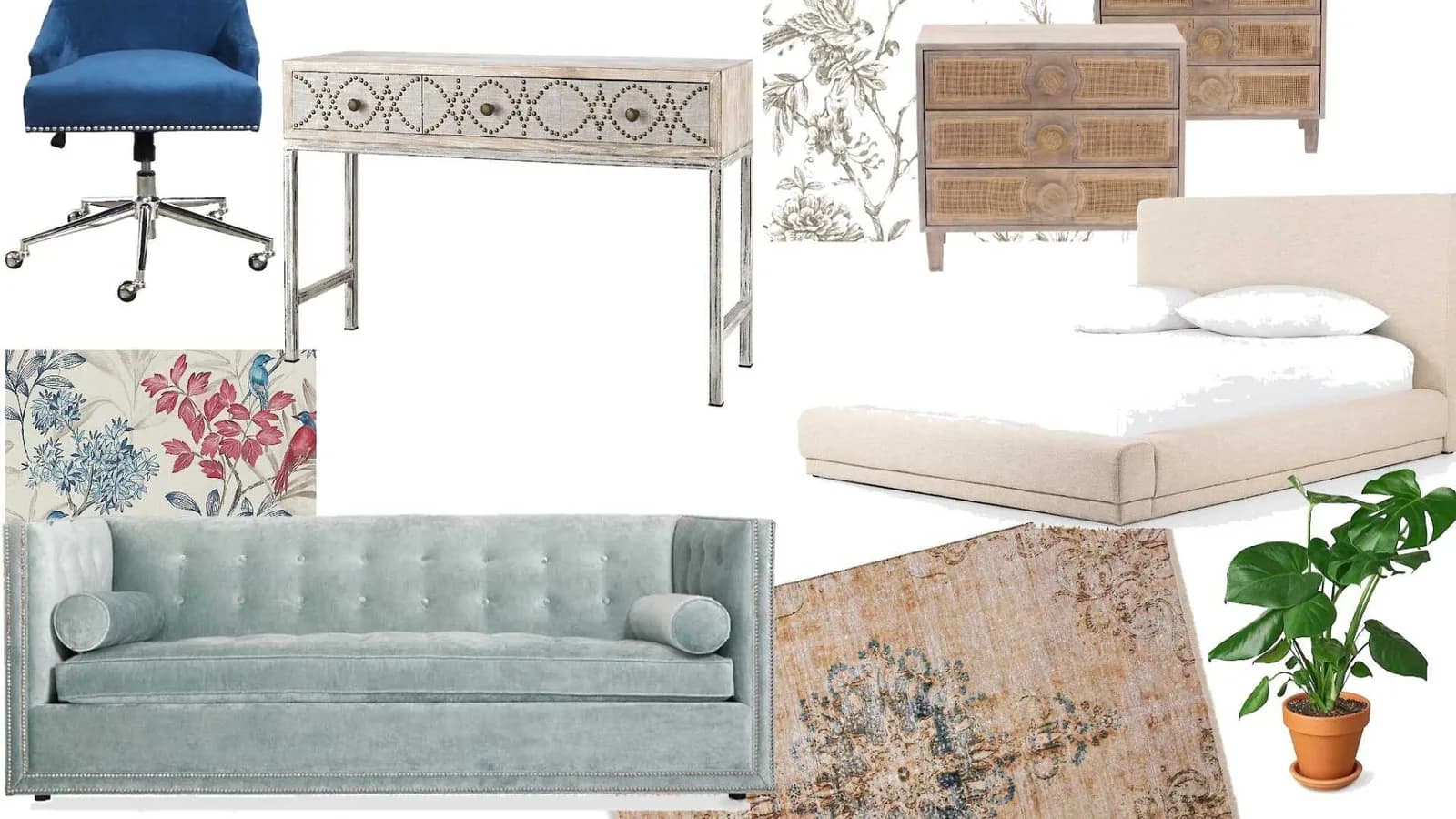 boho interior design for ADU