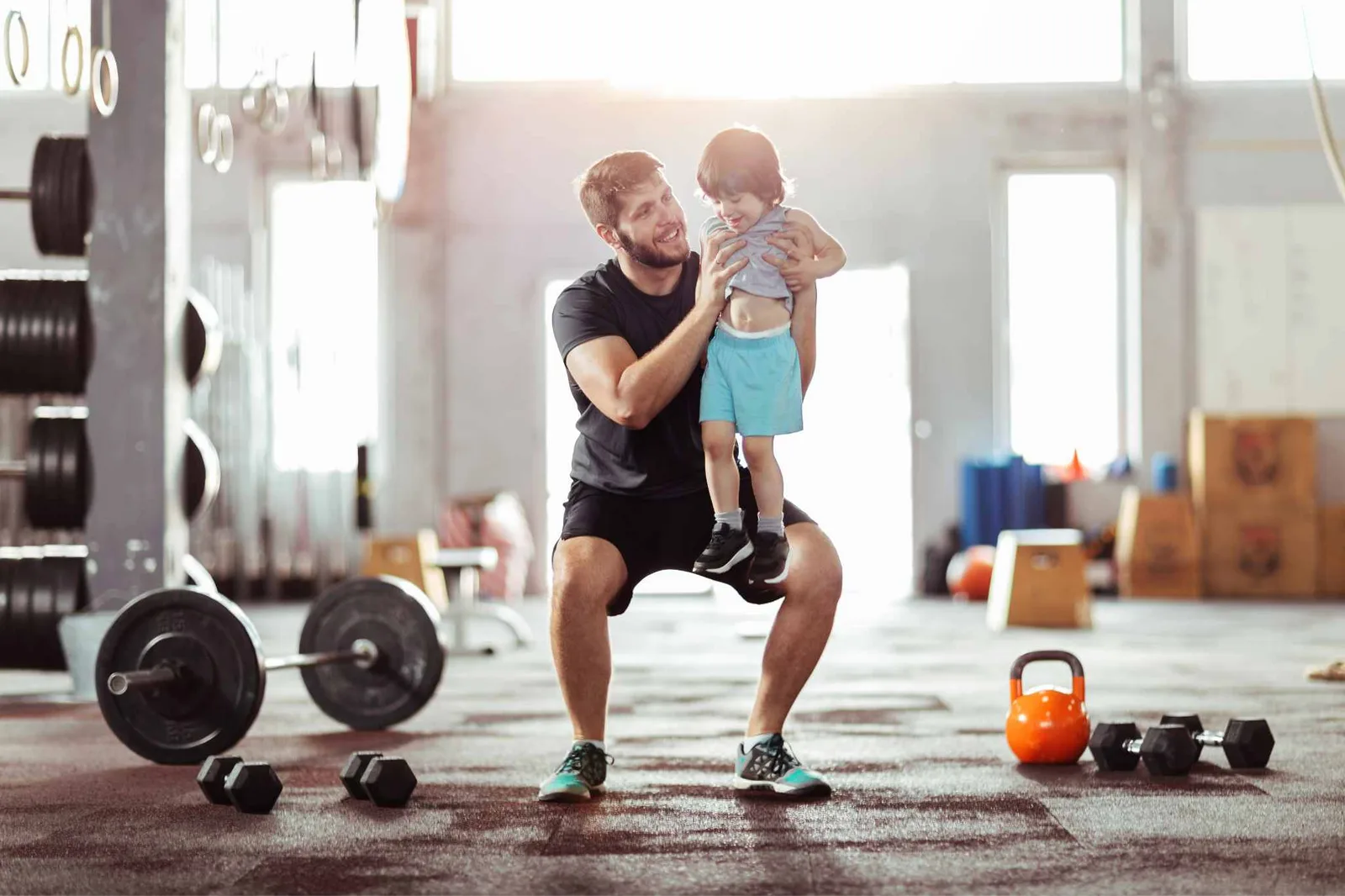 decorar y organizar un cobertizo de gimnasio