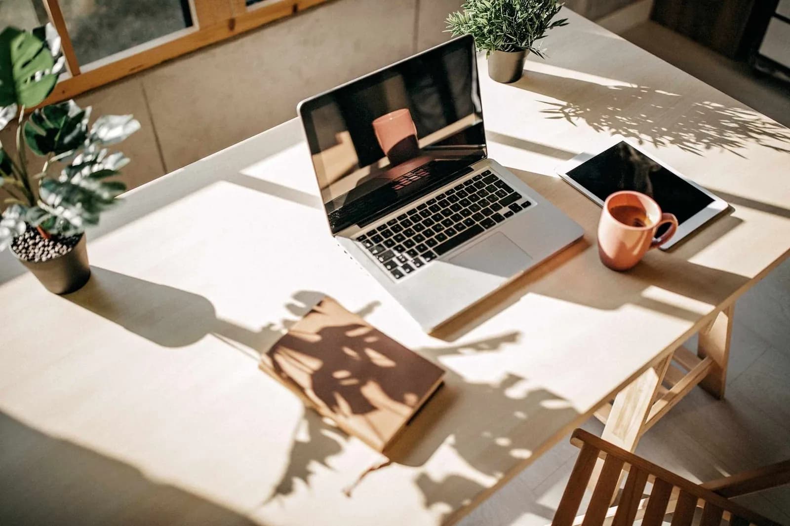 desk in office shed