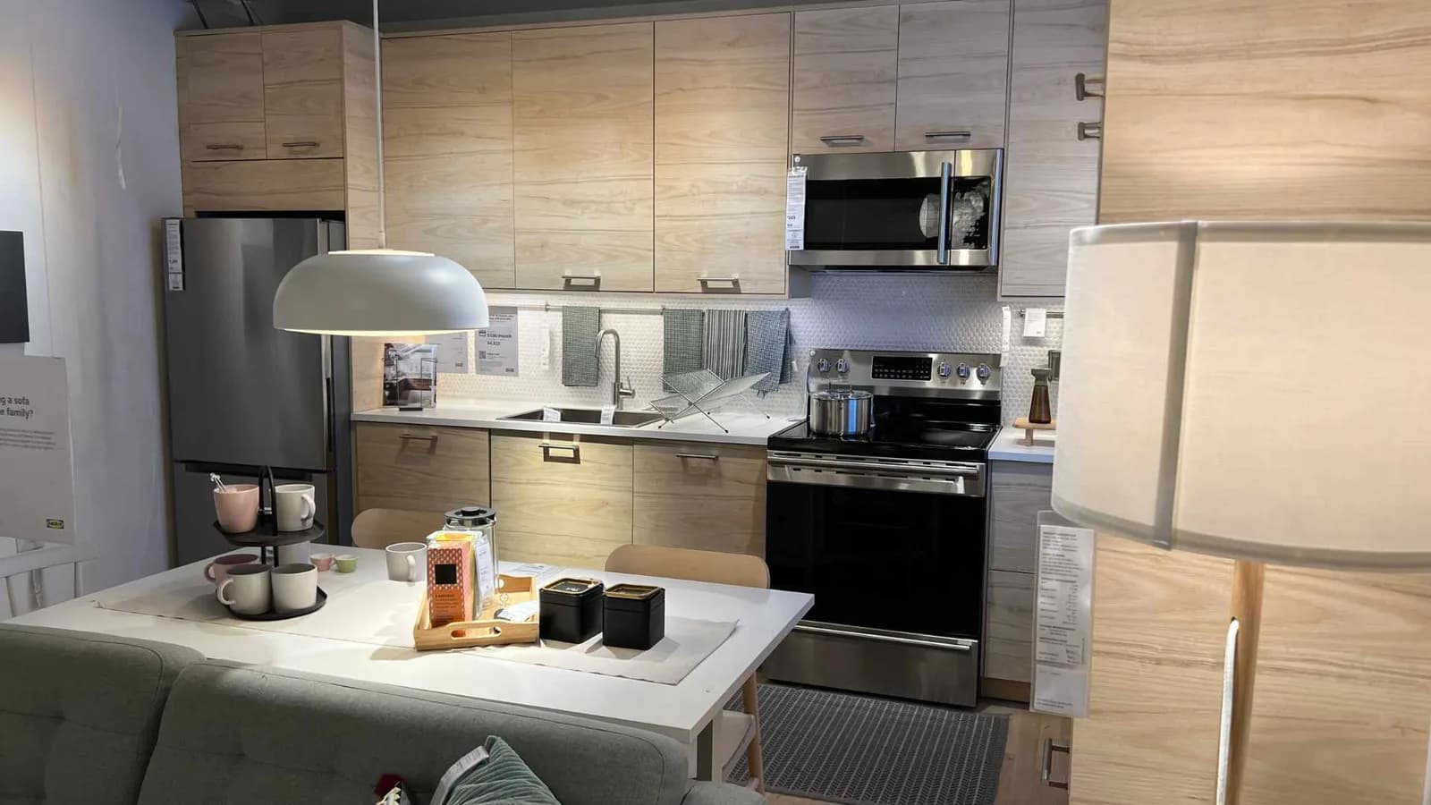 Dining table IKEA kitchen design