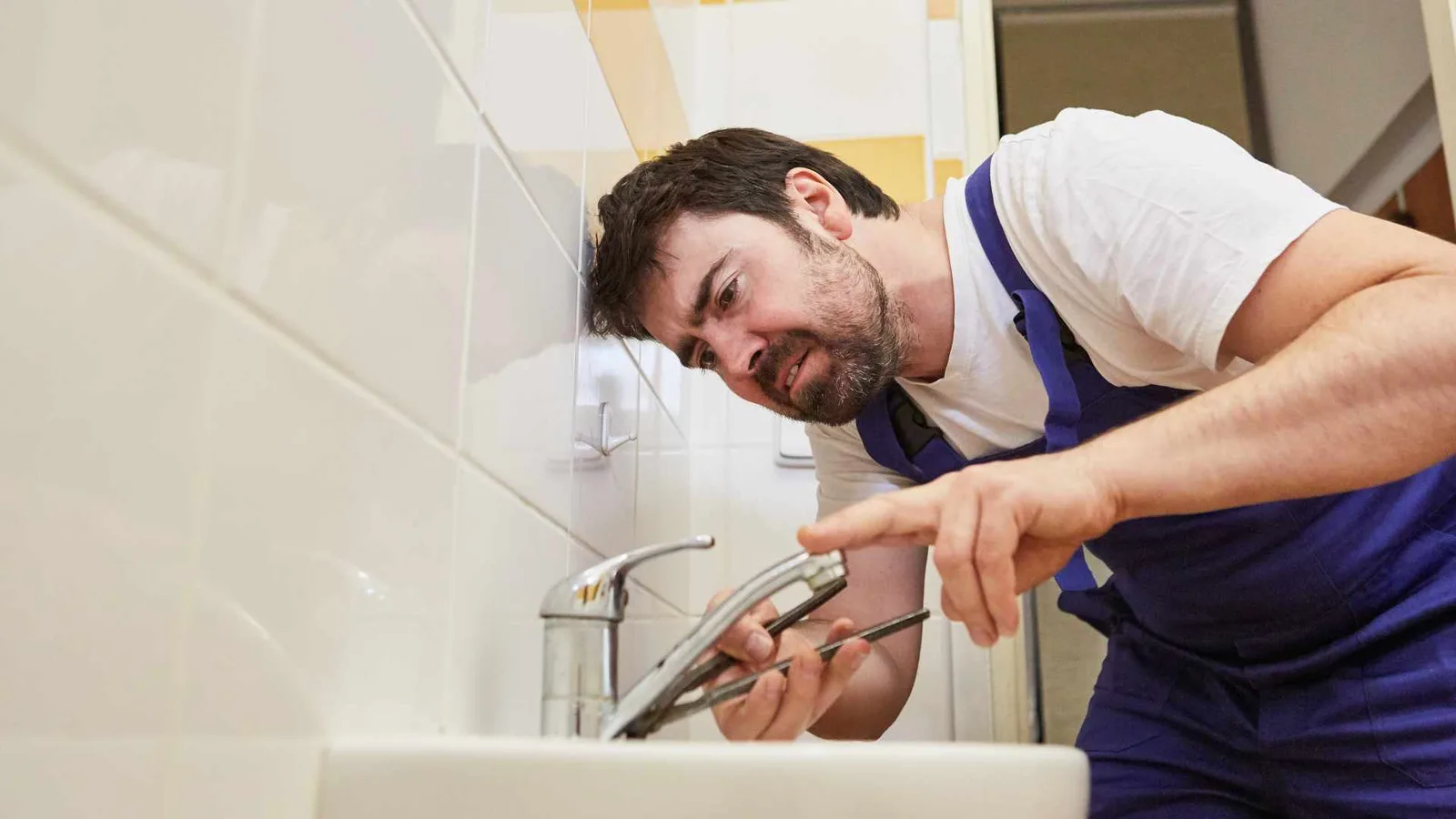 Fixing the faucet as a corrective action to abate a code violation
