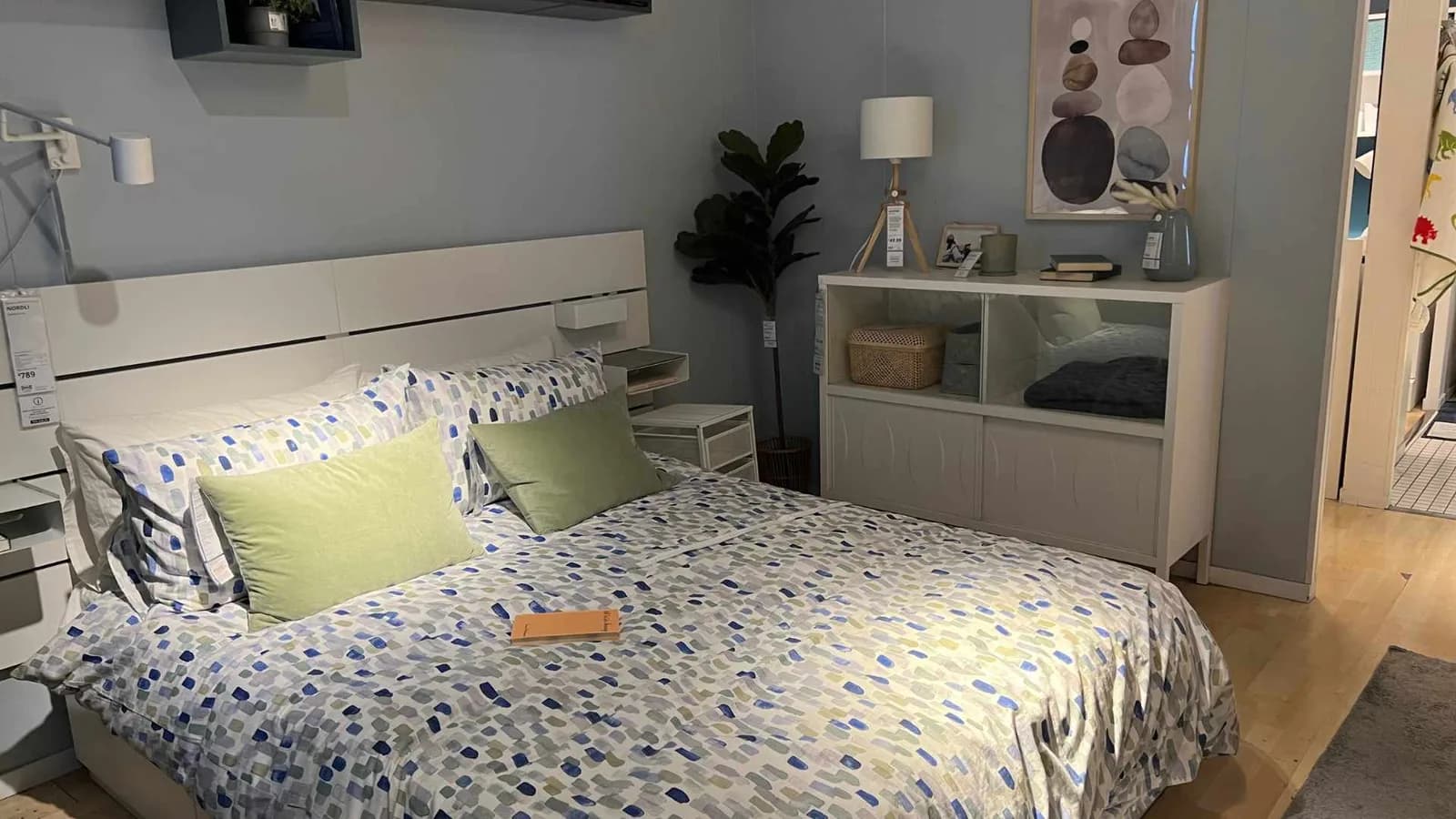 Bedroom idea from IKEA in 650 sq ft space