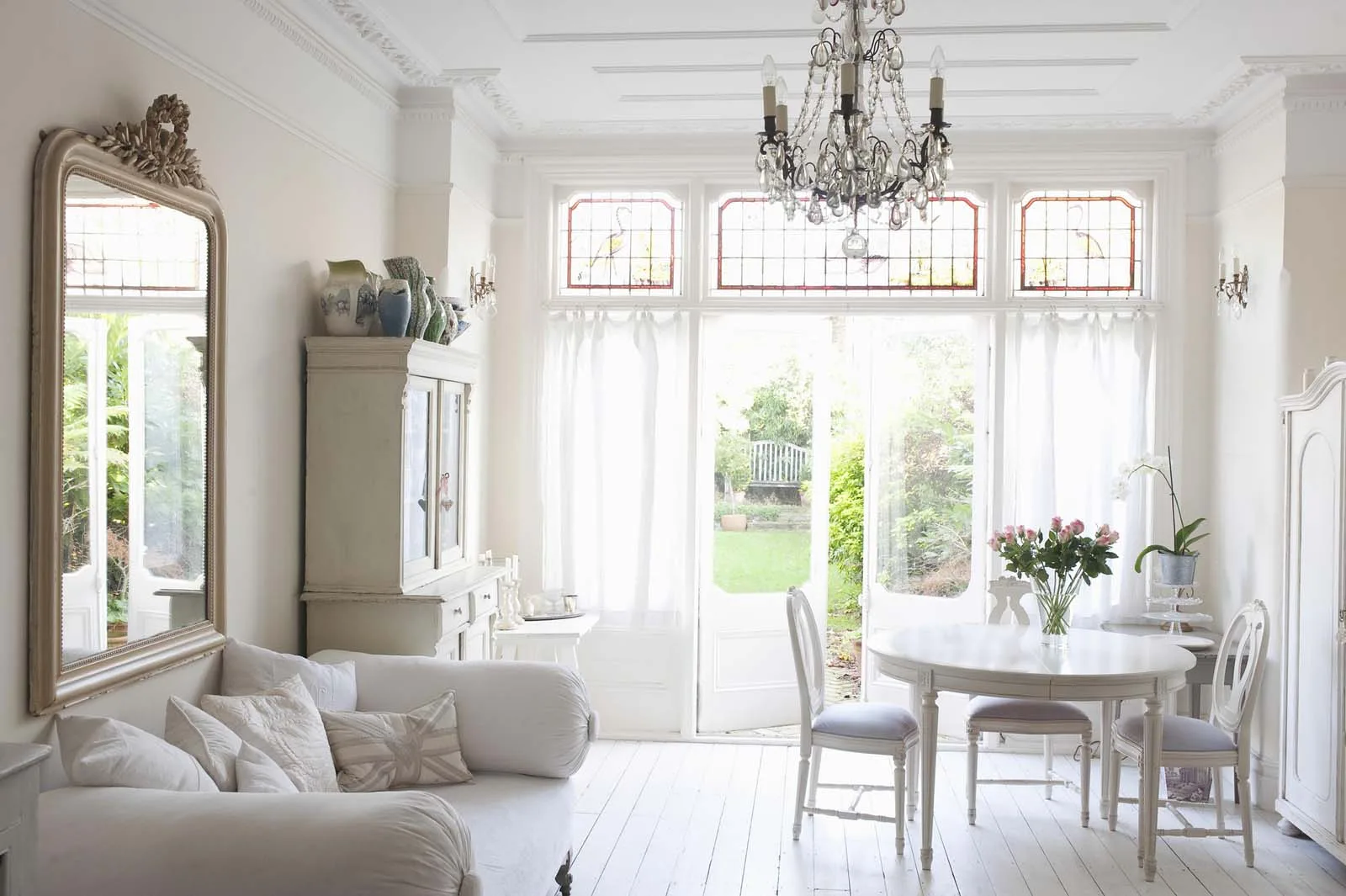 White interior design ideas with clean minimal aesthetic