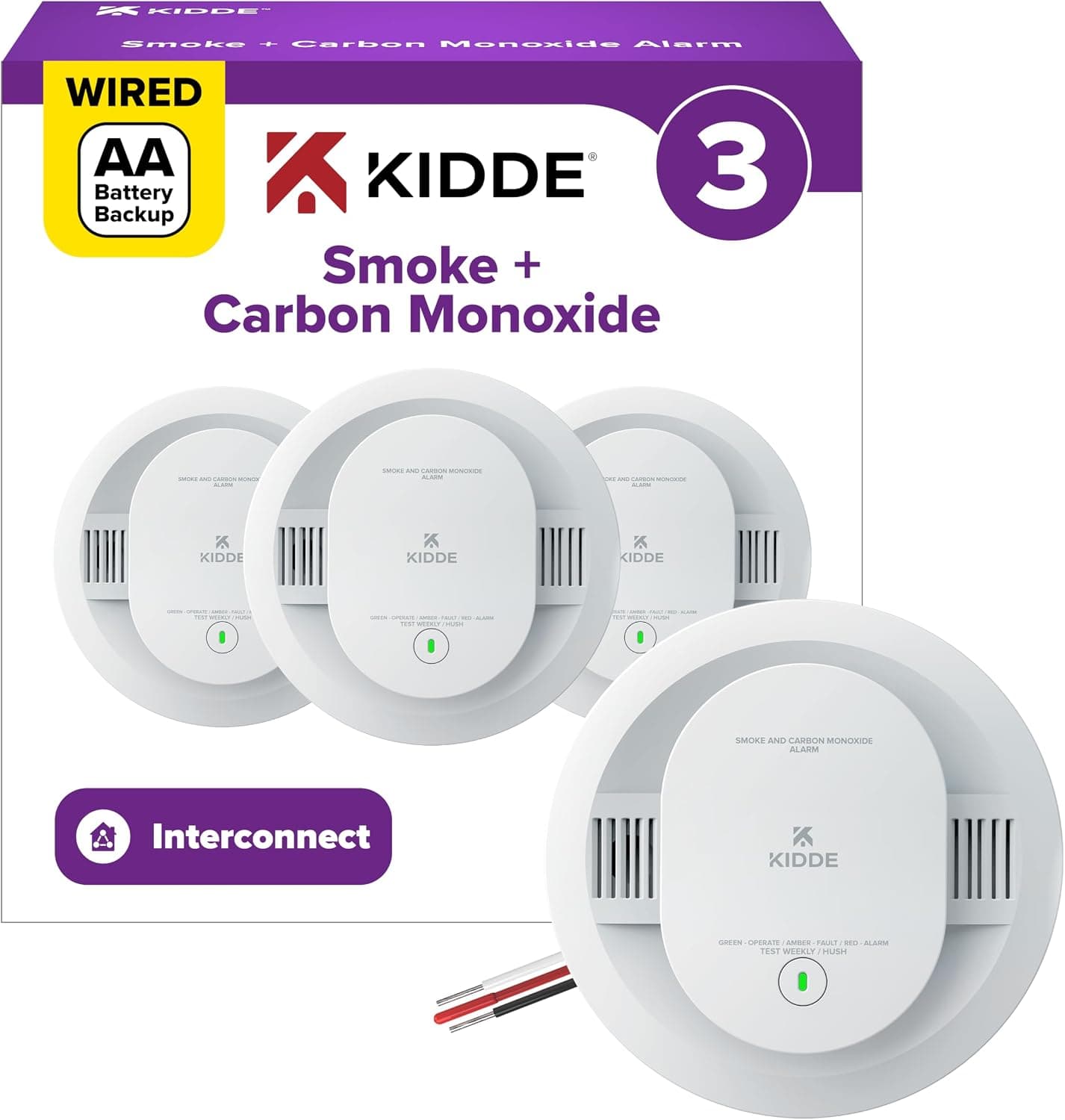 Kidde smoke and carbon monoxide alarm