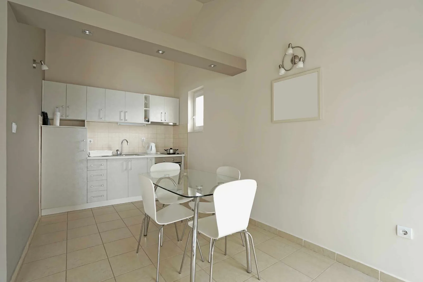 cocina en la casa de huéspedes
