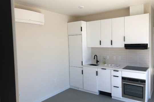 kitchenette at the modular ADU