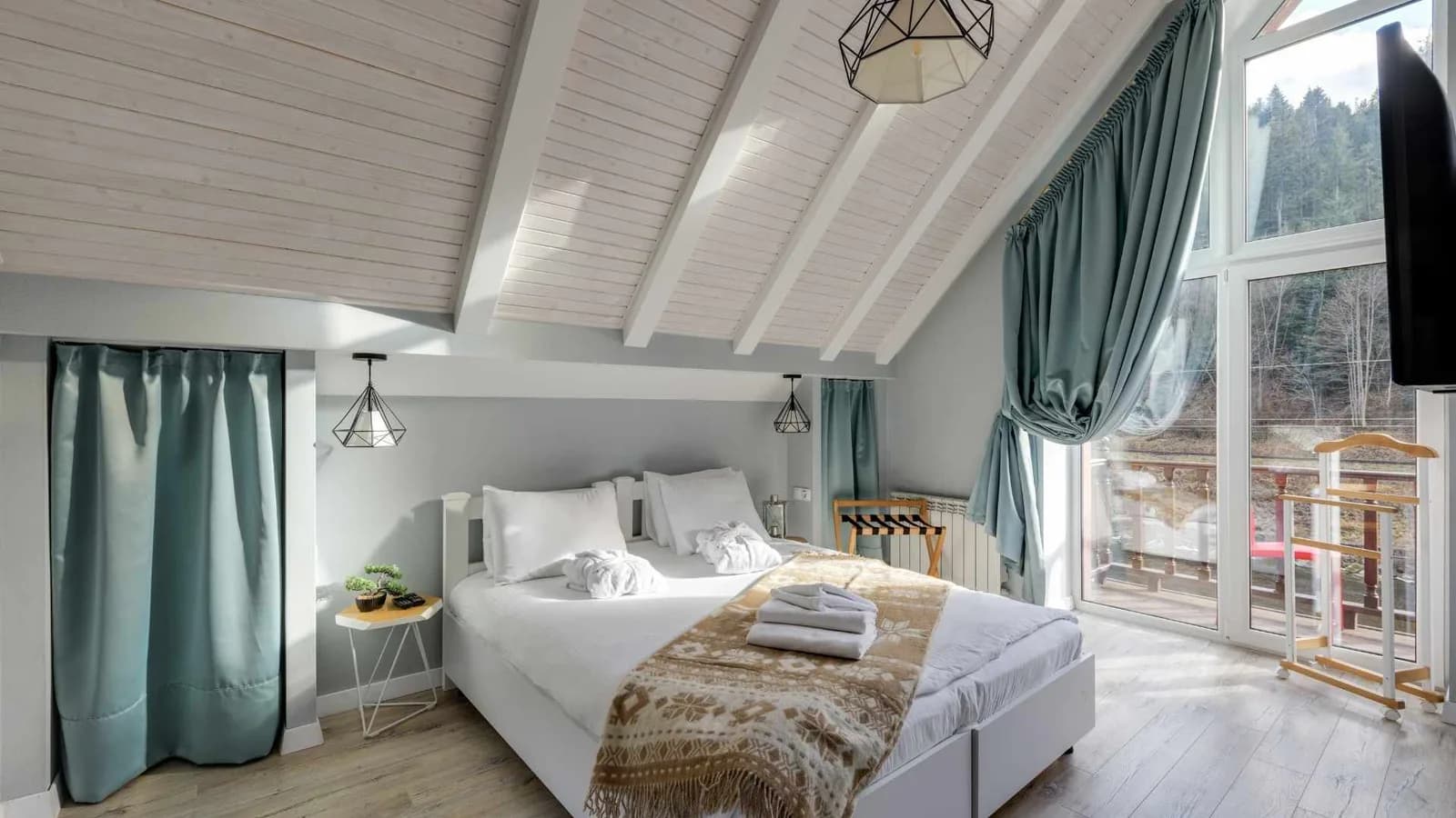 Diseño de dormitorio tipo loft