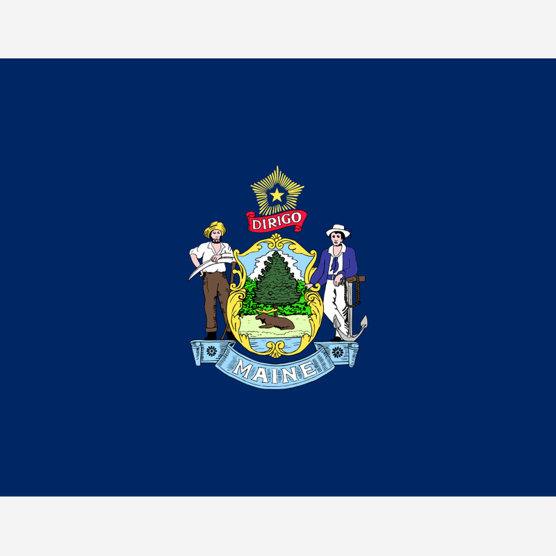 Maine state flag