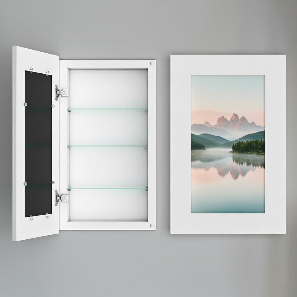 Medicine Cabinet No Mirror