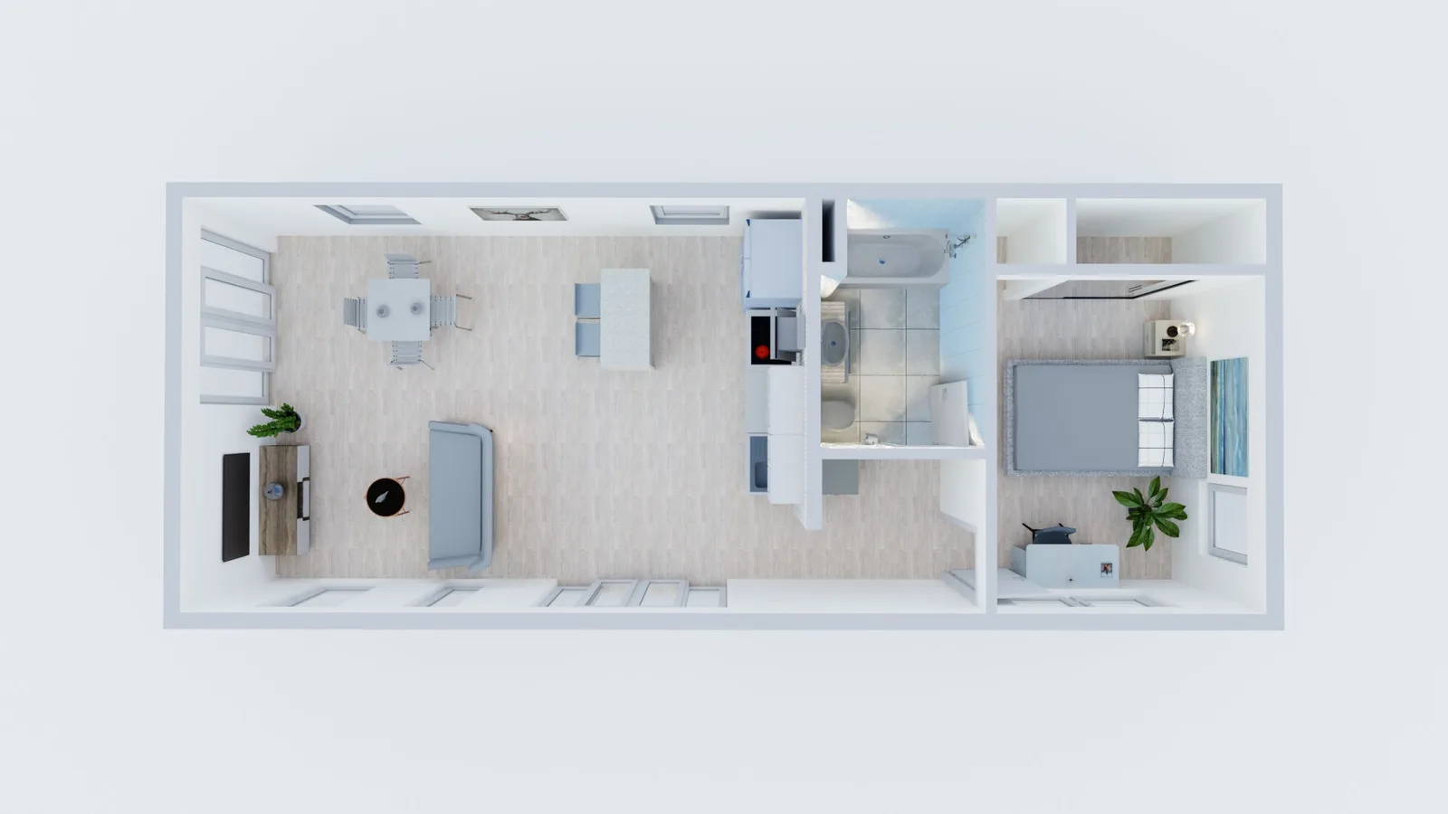 one bedroom tiny home