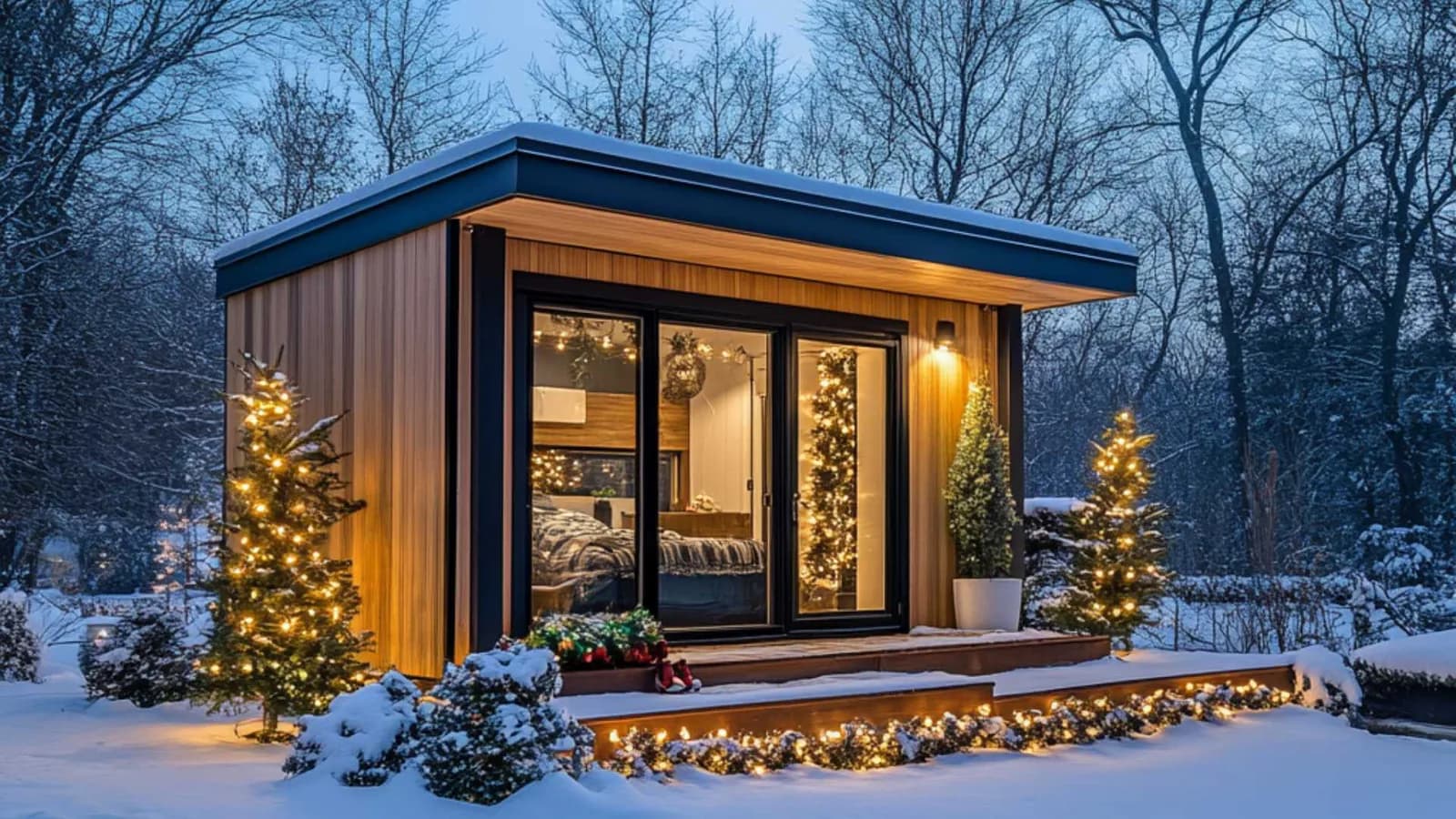 prefabricated accessory dwelling unit (shed style studio)