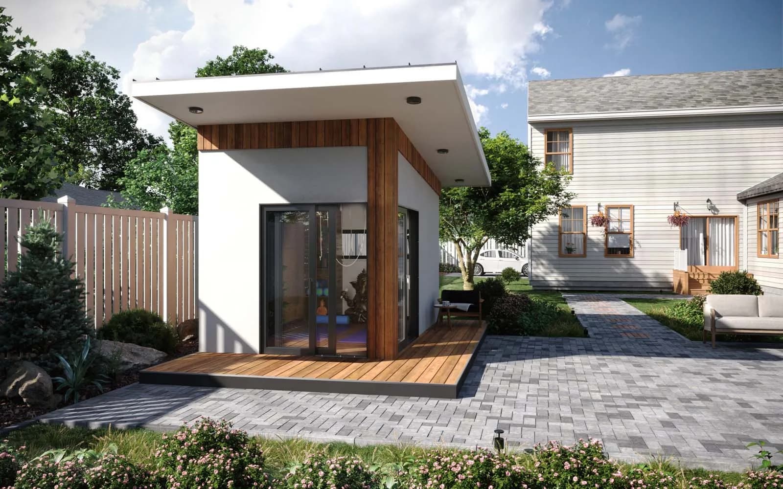 Red shed modern look