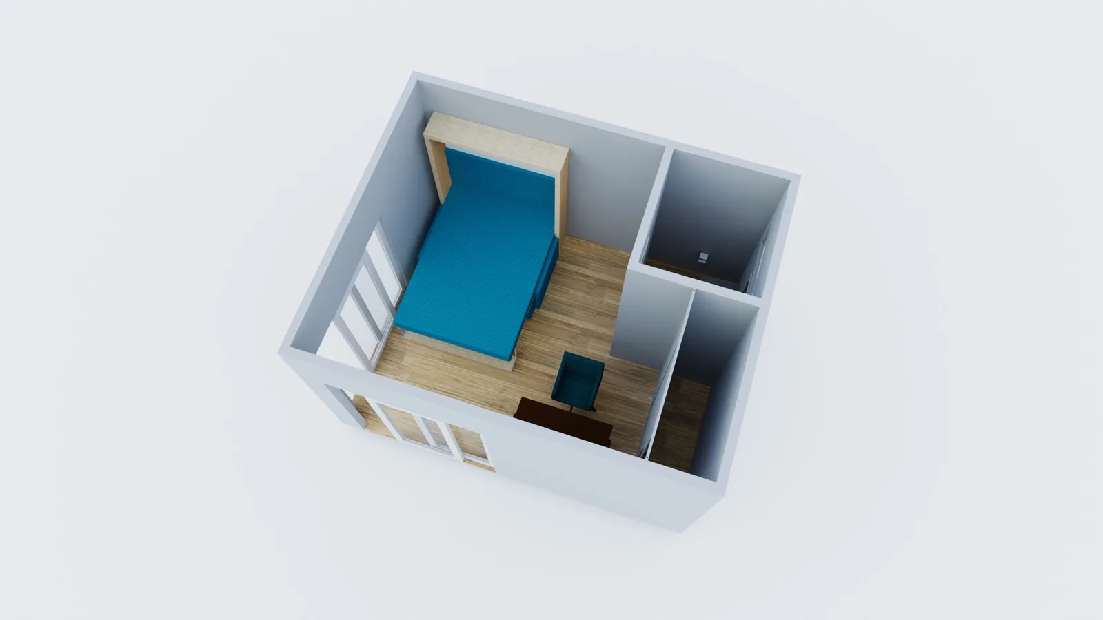 180 sq ft shed with bathroom floor plan