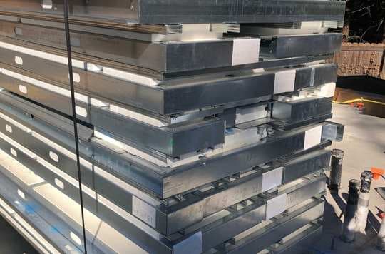 steel frame panels shipment