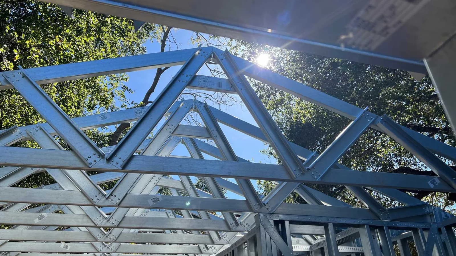 steel trusses for ADU