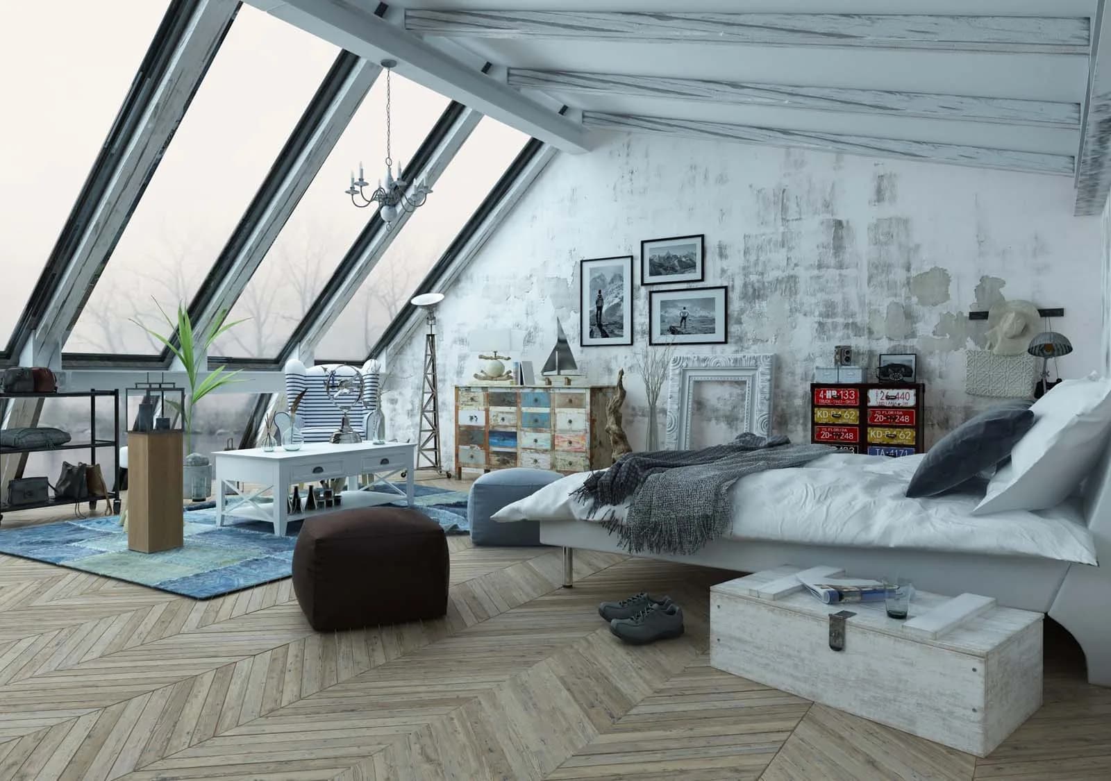 studio interior for a home addition
