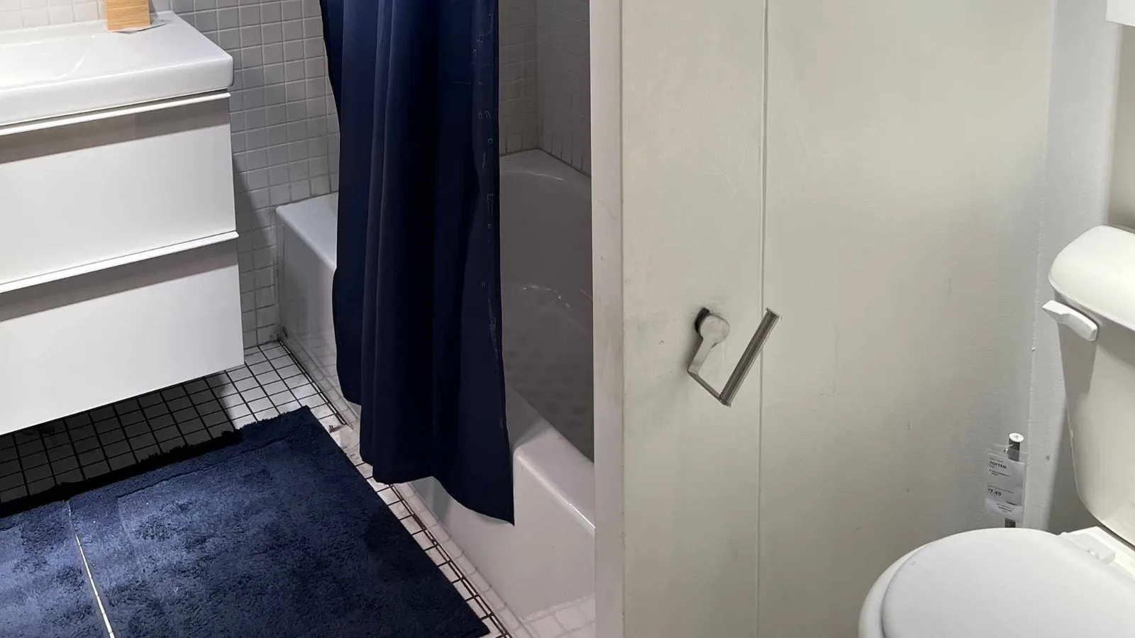 Tiny bathroom IKEA design