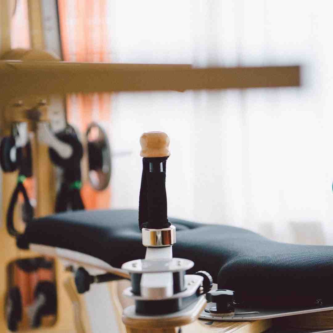 Bench for backyard exercise studio