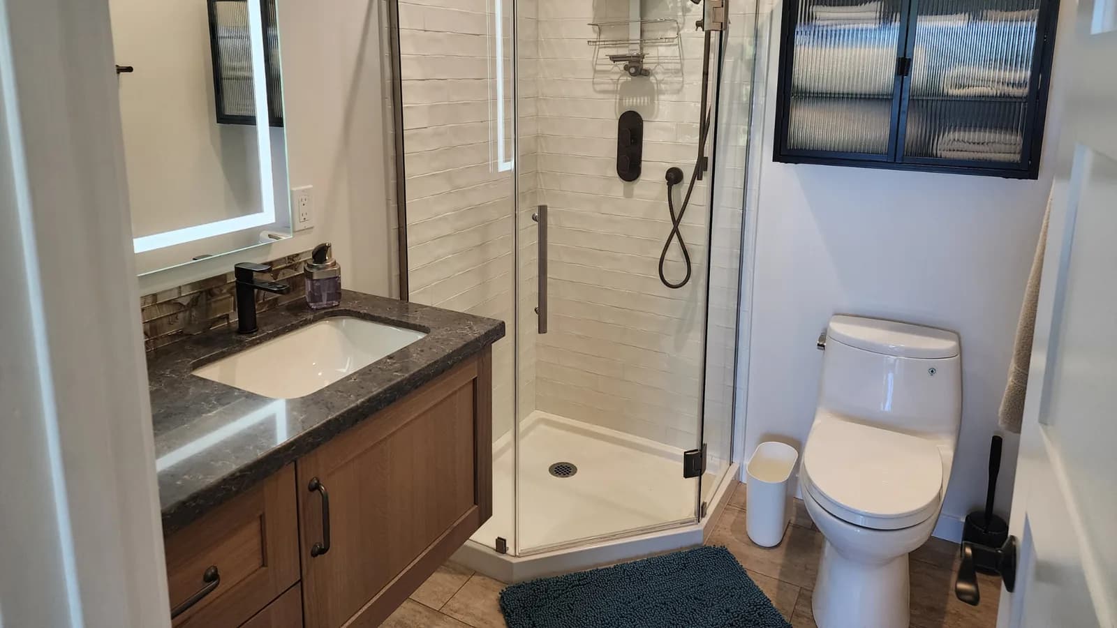 bathroom in attached ADU