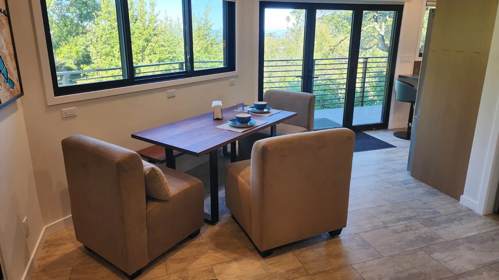 dining area in attached ADU