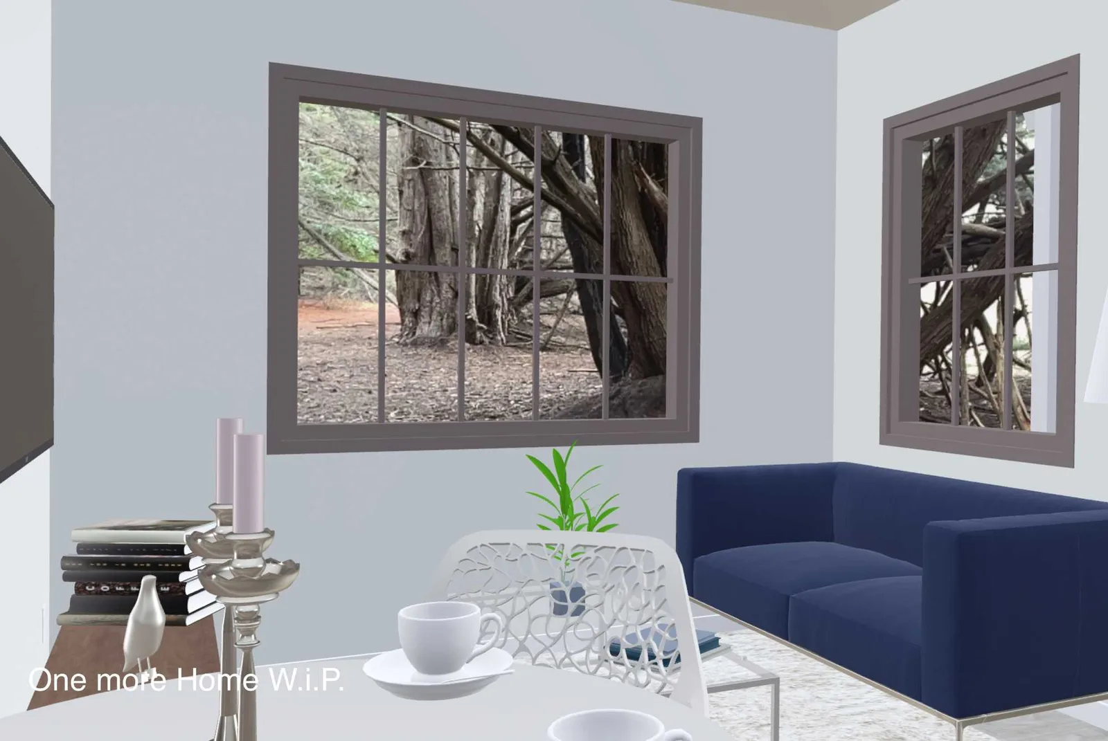 Inside view of a prefab ADU seen through the ADU Viewer app