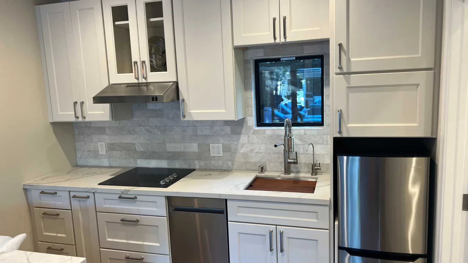 kitchen in 300 sq ft ADU