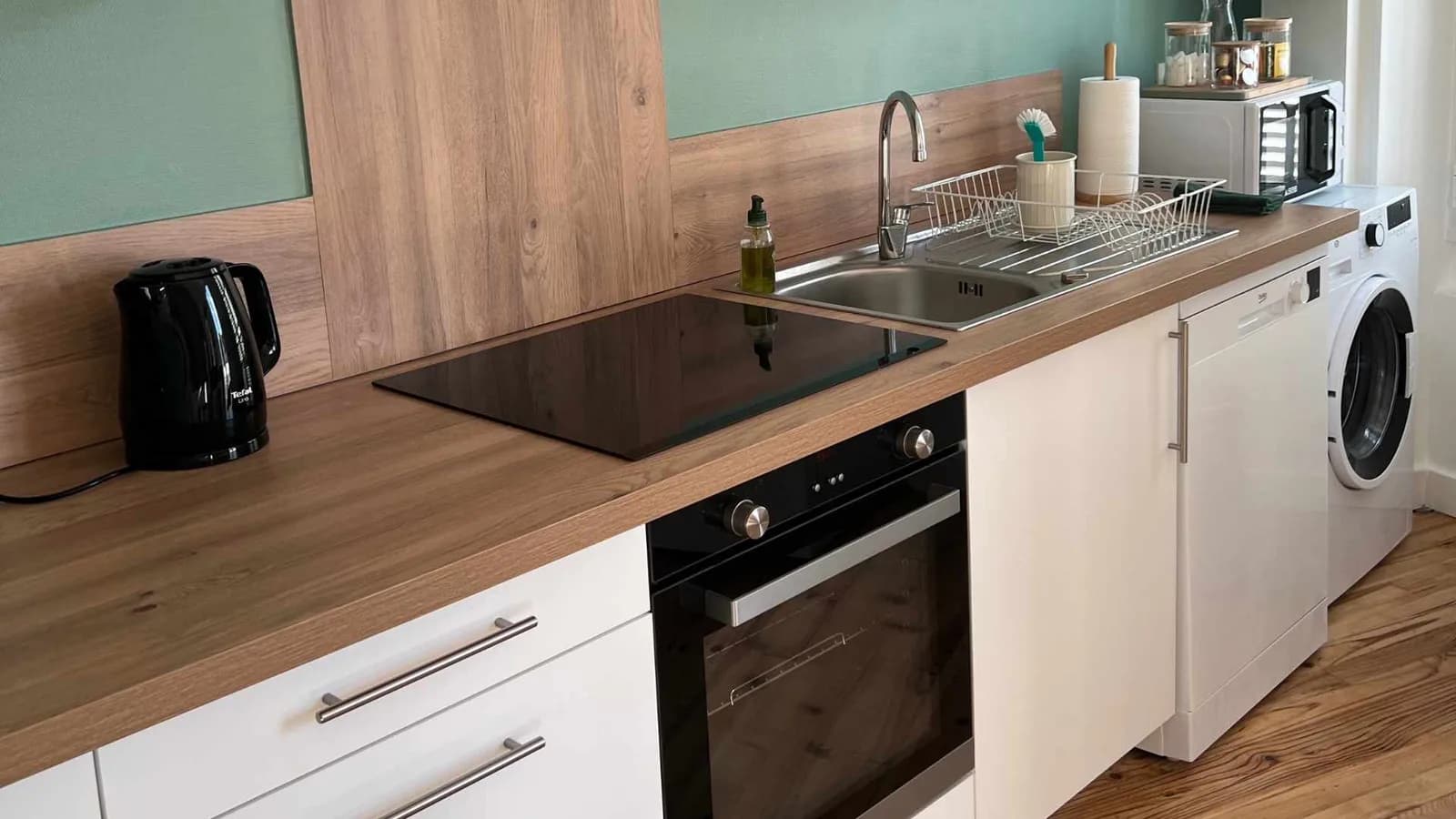 planificación de la cocina para un estudio