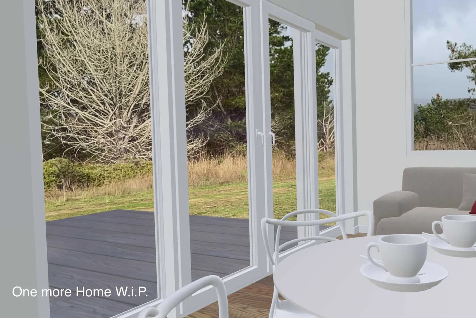 Looking through the doors of an ADU in the ADU Viewer AR app