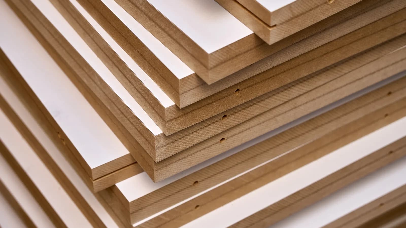 stacked sheets of MDF